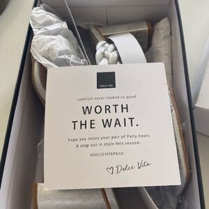Dolce Vita silver STELLA sandals